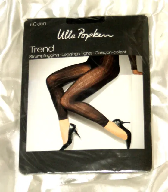 ULLA POPKEN Strumpfhose LEGGINGS Strumpfleggings 60 DEN schwarz  Gr.  44/46