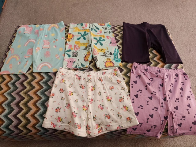 Pacchetto di 5 pantaloncini da ragazza età 4-5