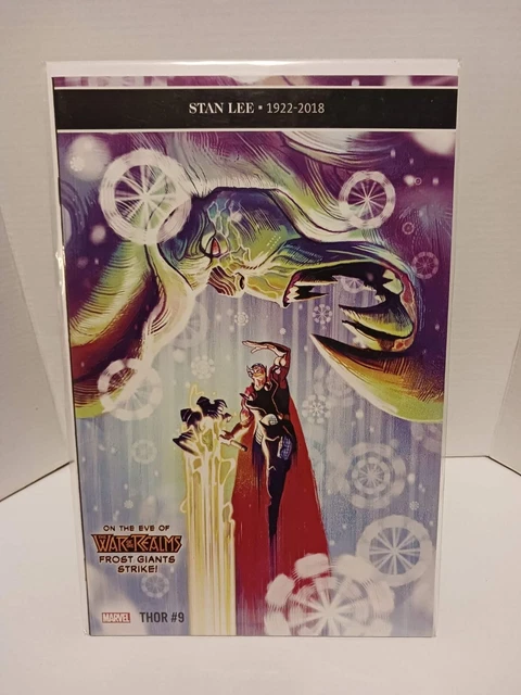 Thor #9 Del Mundo Stan Lee Tribute Variant Marvel 2019 Vf/Nm
