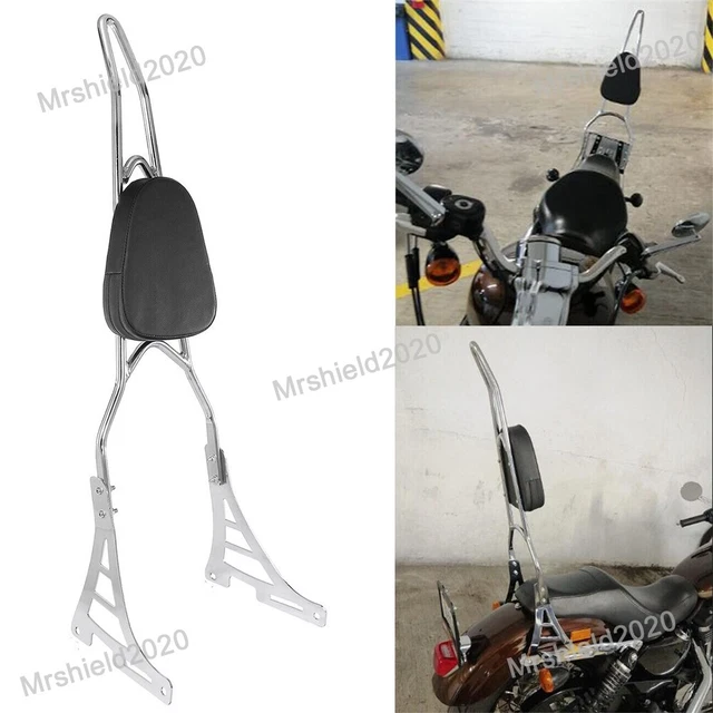 Motorcycle Passenger Backrest Pad Bar For Yamaha V Star 1100 1300 250 650 950 XV