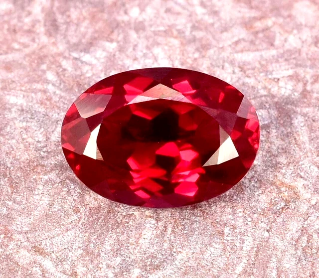 Sahiba Gems Zirconia Cubica Taglio Ovale Rosso 9.40 Carati (10.45 Ratti) | Cristallo Per Anelli, Orecchini, Pendenti – Pietra Sciolta Di Qualità - 2