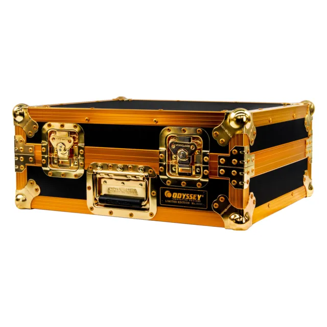 Odyssey Limited Edition Gold Turntable Flight Case