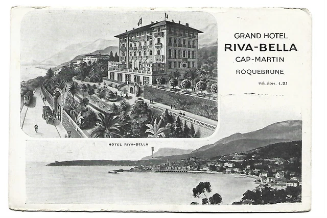 06 ROQUEBRUNE Cap Martin Grand Hotel Riva Bella EUR 4,00 - FR