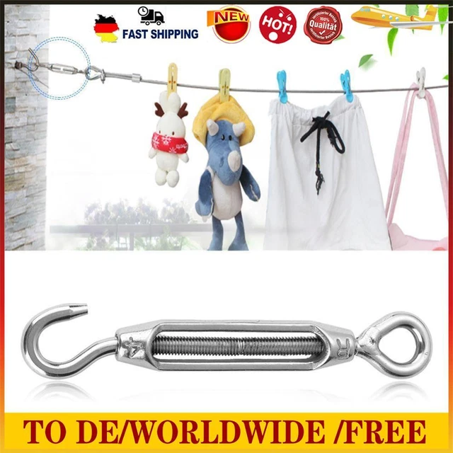 Holibanna Drahtseilspanner 3-teilig - Stahl Spanner Für Garten & Zaun