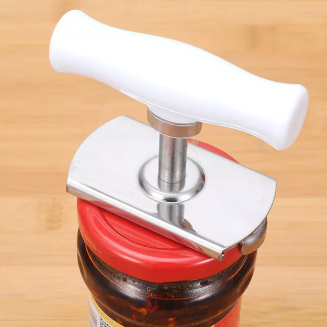 Manual Stainless Steel Easy Can Jar Opener Adjustable Cap Lid Tool KitchenB-wf