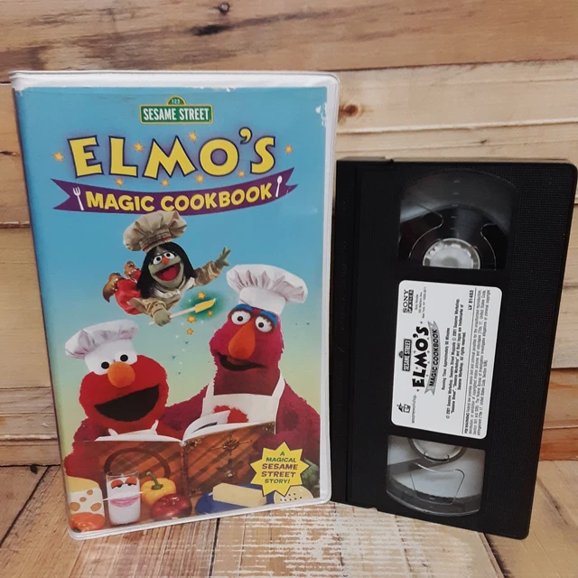 ELMOS MAGIC COOKBOOK VHS Used Sesame Street Kids Family Clamshell £10. ...