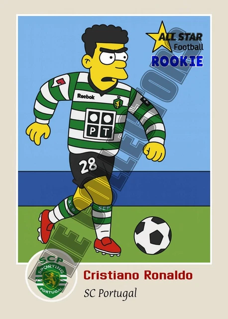 CRISTIANO RONALDO SPORTING Cp 2002. Rookie . Colection Card. No