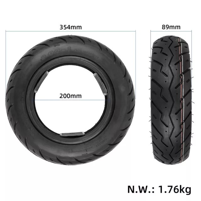 Tubeless Tyre Tire For Mobility Scooter Replacement Wearproof Wheelchair