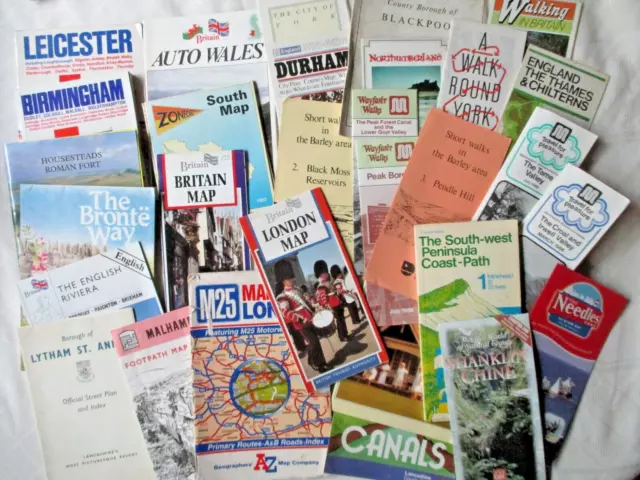 Vintage Britain Maps & Brochures Bundle