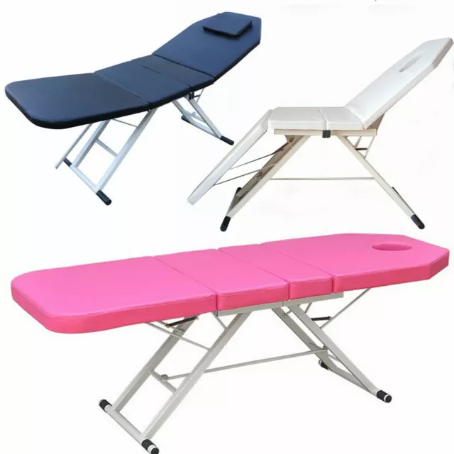 Table de massage tricolore lit canapé Section pliable tatouage de thérapie