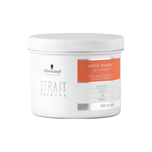 Traitement Lissage Schwarzkopf Strait Therapy Super Straight Post 500ml