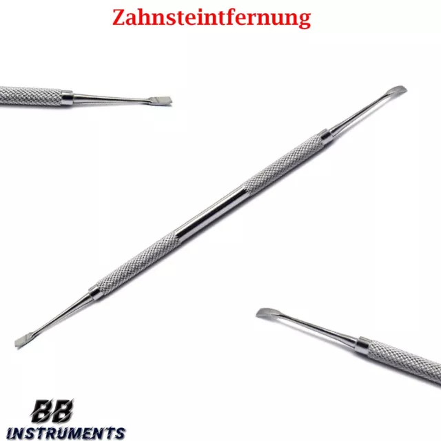 Zahnsonde Zahnsteinkratzer Mundspiegel Zahnreinigung Zahnsteinentferner 4er Set 3