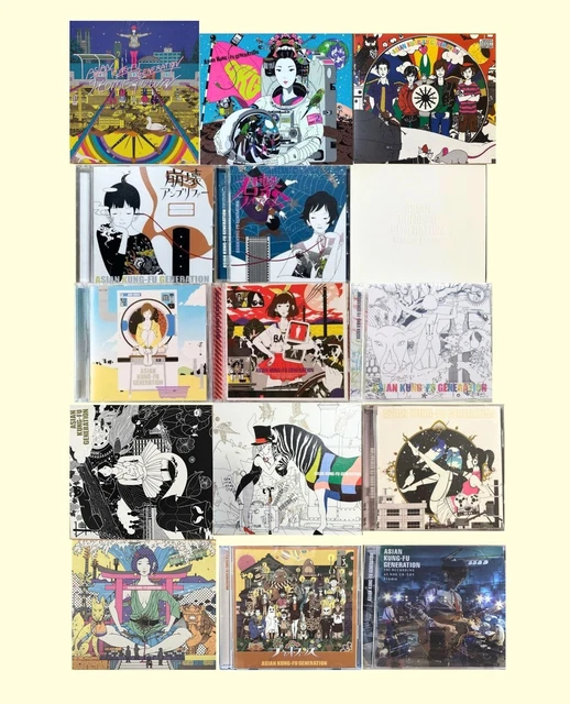 ASIAN KUNG-FU GENERATION CD Wonder Future Home Town Sian set of 15