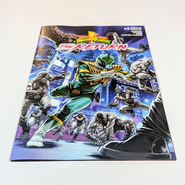 MIGHTY MORPHIN POWER Rangers: The Return #3 Green Ranger Trade Variant ...