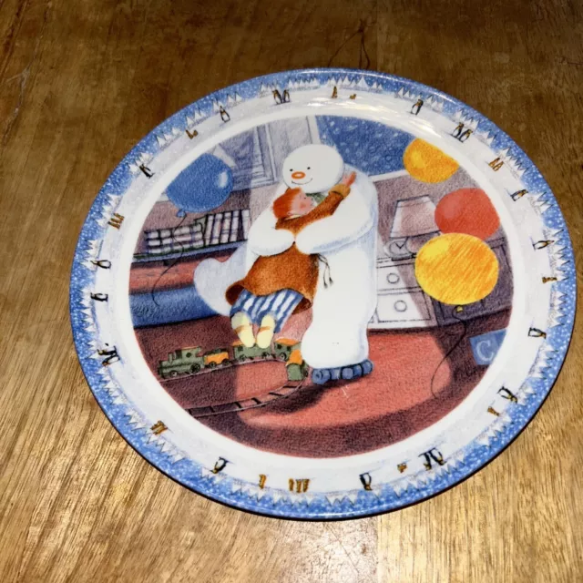 The Snowman 2003 Christmas Plate By Coalport