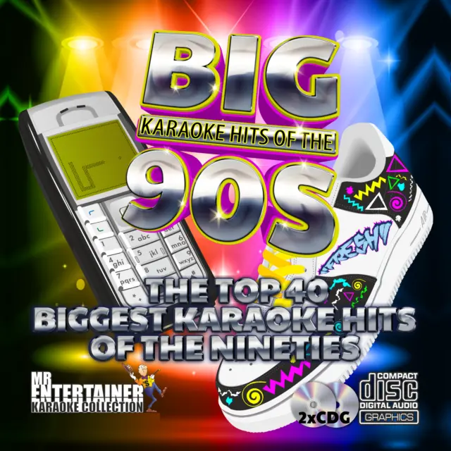 90's Karaoke. Mr Entertainer Big Hits Double CD+G/CDG Disc Set. Nineties