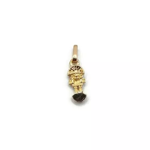 Peruvian Handmade Pendant in 18K Solid Gold