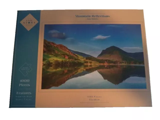 Jig Store 1000 Teile Puzzle Mountain Reflections Lake Destrict 73 x 48 cm