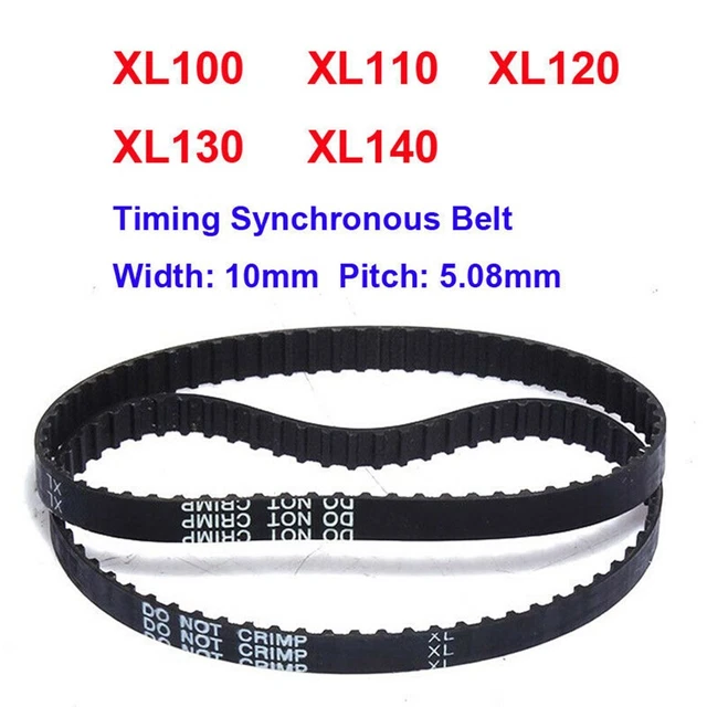Distribution Ceinture Caoutchouc XL Séries 100/110/120/130 / 140XL 5.08mm