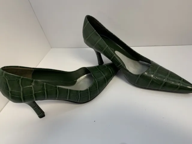 Amanda Smith High Heel Shoes Green Size Size 6 M