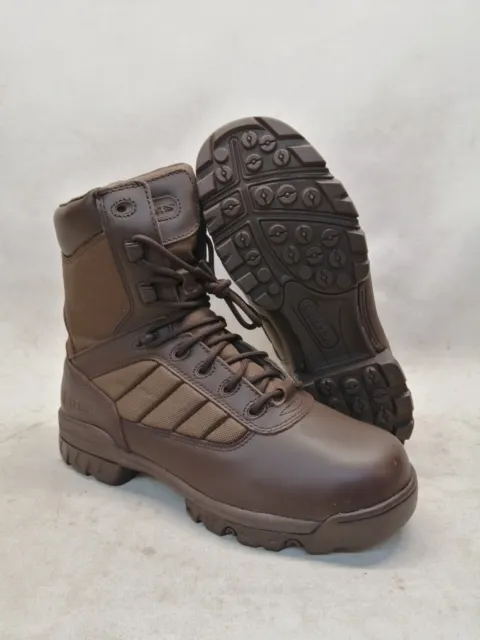 British Army Bates Patrol Boots Combat Leather Brown Walking Hiking Male
