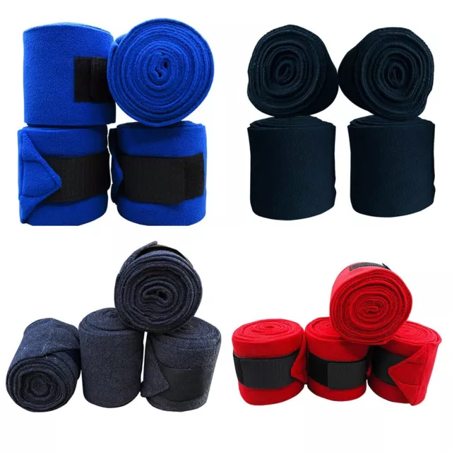 Warm For Horse Leg Wraps Soft Fleece Bandage for For Horse Riding Show Perform