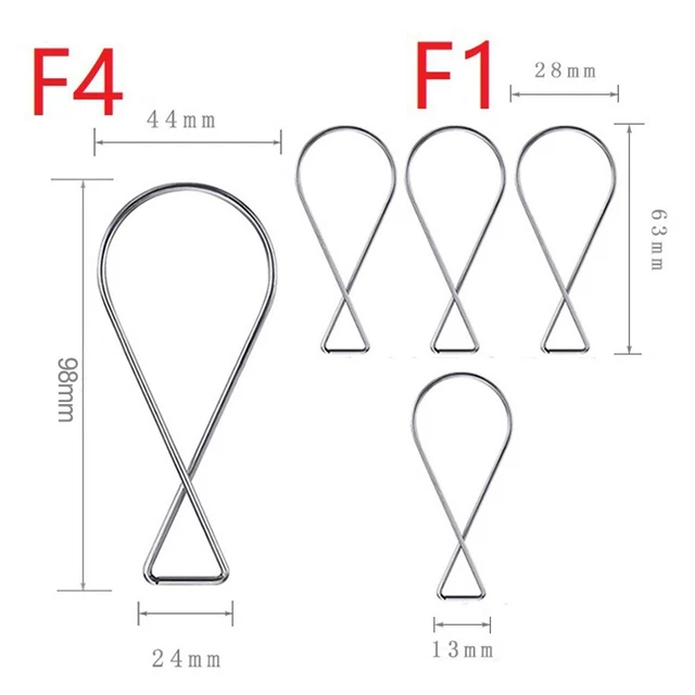 Lot De 60 Crochets Pour Filet De But De Football 4G – Fixation Pour Espace De 25 Mm