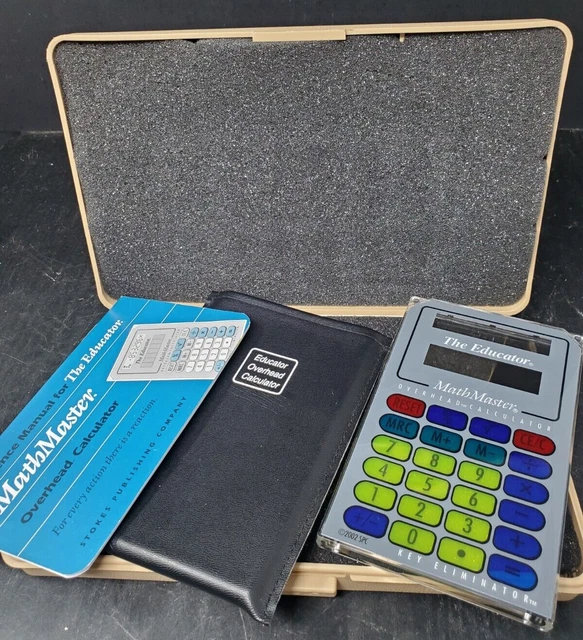 VINTAGE THE EDUCATOR Scientific Calculator for Overhead Projector