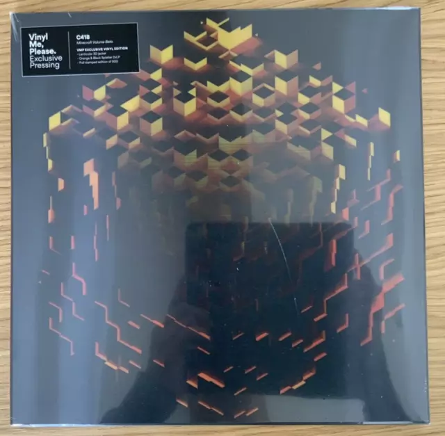 C418 – Minecraft Volume Beta Orange/Black lentic numbered #510/500 SEALED