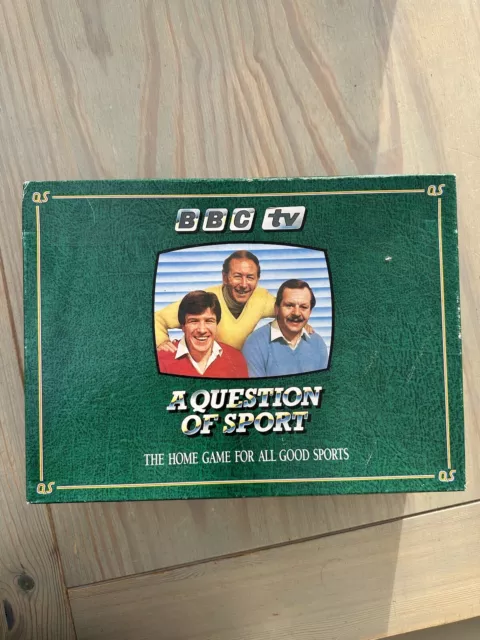 A Question of Sport Board Game 1986 BBC TV Complete. Including celebrity cards