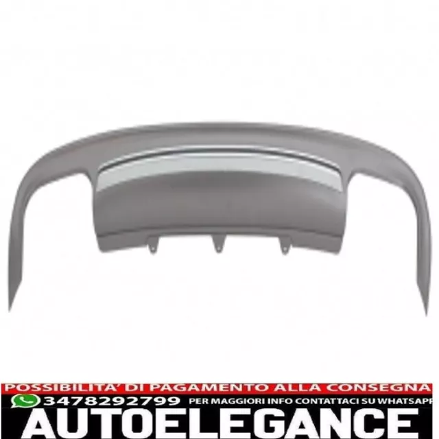 diffusore mantovana paraurti posteriore adatto per audi a5 8t 4 porte sportback