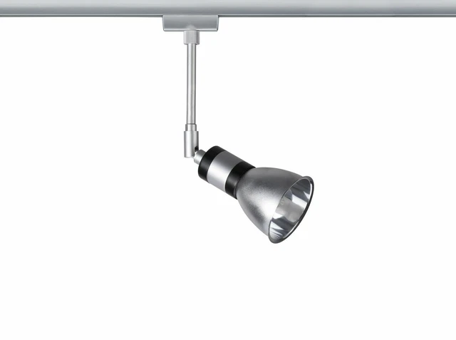 Spot Sur Rail Paulmann Urail Blanc/Verre Jaune - G9 Max 25W - Parfait Pour Bar, Salle De Bain, Entrée