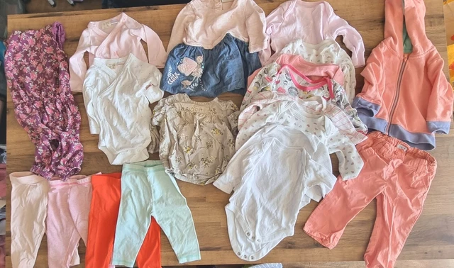 H66 Baby Girl Age 3-6 Months Bundle Of Clothes Next gap zara