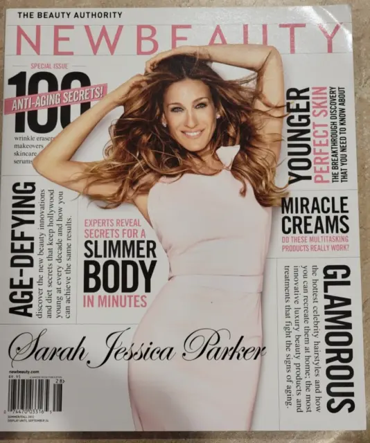 New Beauty Magazine Sarah Jessica Parker Anti-aging Secrets Slimmer Body 2012