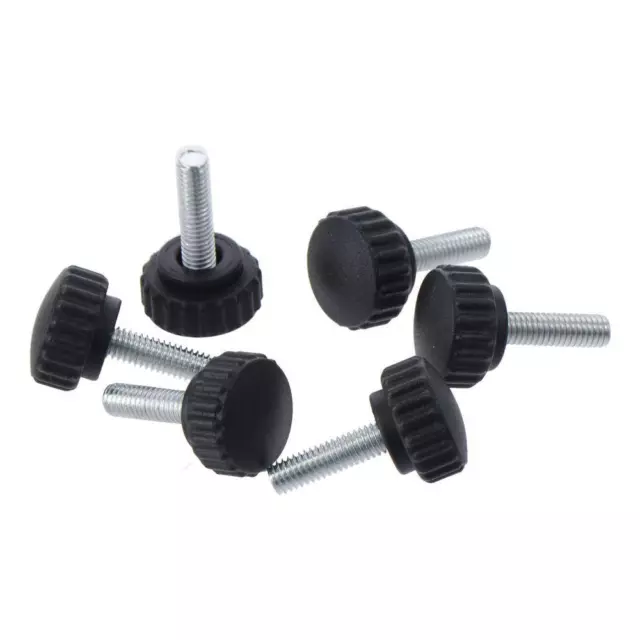 Plastic Clamping Knobs Black Knurled Knobs Hand Bolt Knobs  for Quick Remove