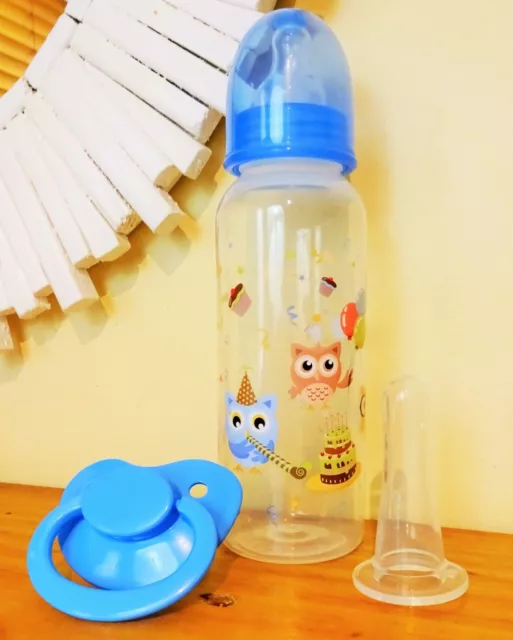 Party Owls Adult Size Baby Bottle DDLG ABDL Agere Regression Ageplay