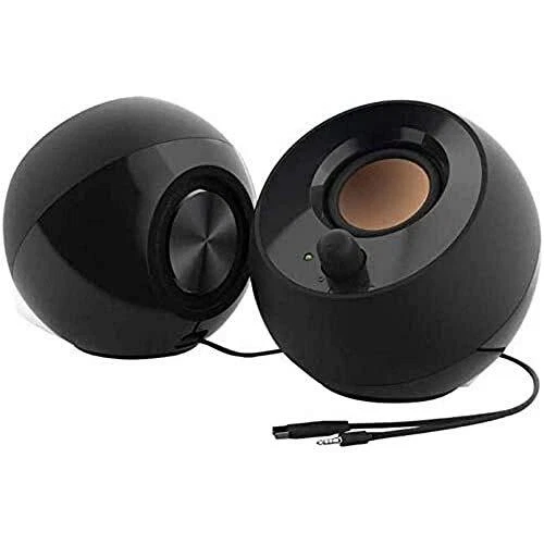 Creative Labs Pebble 4.4W Noir haut-parleur - 2.0 canaux Avec fil 35 mm 44 W ...