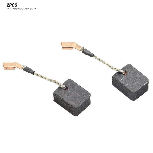 2 Pièces Brosse Carbone Meuleuse Angle Charbons for Dw Outils Portable