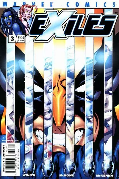 Exiles #3 Marvel Comics October Oct 2001 (VFNM)