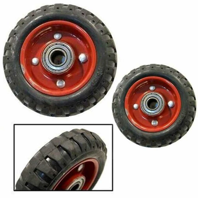 Ruote Carrello A Mano 4 Pz In PU Solido 3.00-4 (260x85 - 9