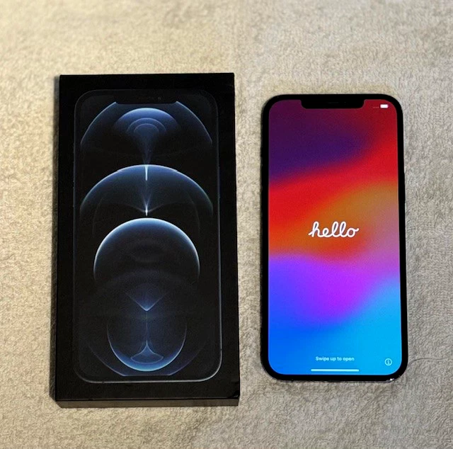 iPhone 12 Pro Max 256GB Pacific Blue Unlocked! MINT CONDITION!  BOXED