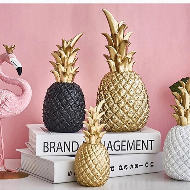 Resin Pineapple Decoration Photo Ornament Home Décor Fake Fruit 10