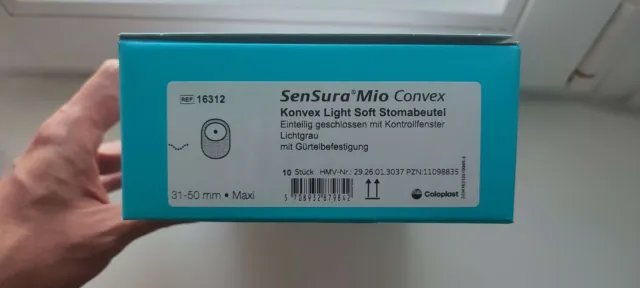 Coloplast - SenSura Mio Convex - Konvex Light Soft Stomabeutel - 16312