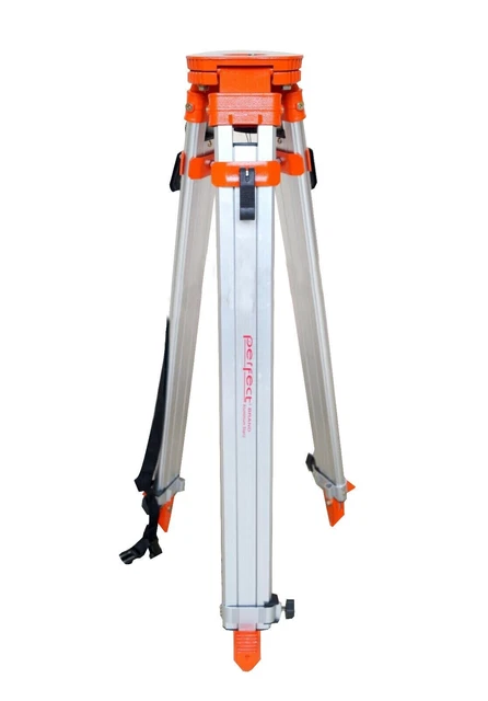 Silver Aluminum tripod stand quick lock for auto level theodolite, total station