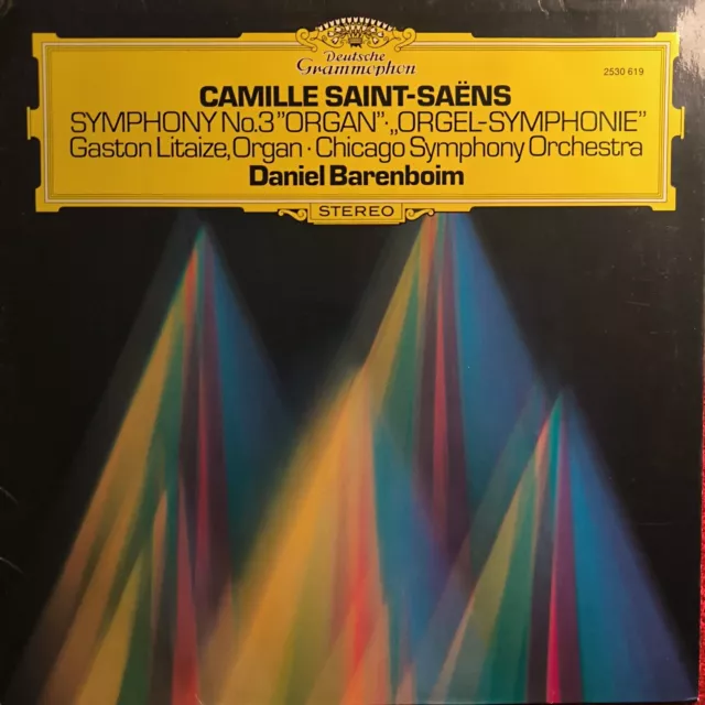 A1332/ CAMILLE SAINT SAENS SYMPHONY No 3 DANILE BARENBOIM