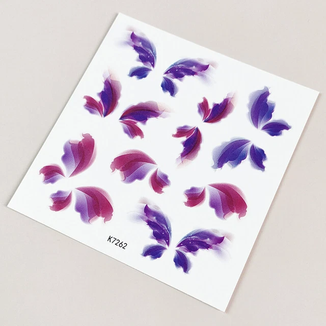 Fairy Butterfly Tattoo Sticker Waterproof Eyes Face Hand Body Art Fake Tattoo St