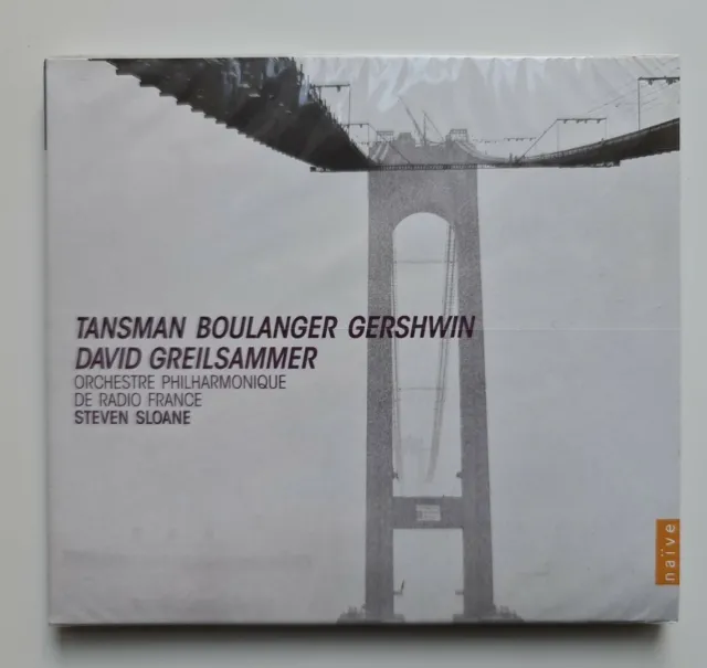 Tansman Boulanger Gershwin - David Greilsammer - Steven Sloane CD NEW & SEALED