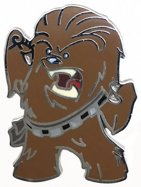 2015 Disney Cute Star Wars Mystery Chewbacca Pin Rare