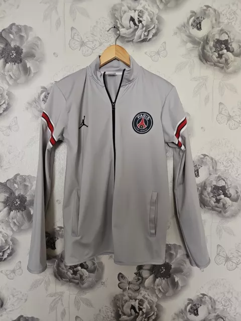 nike paris saint germain Jordan Track Top M P2P 19" Grey Great Condition