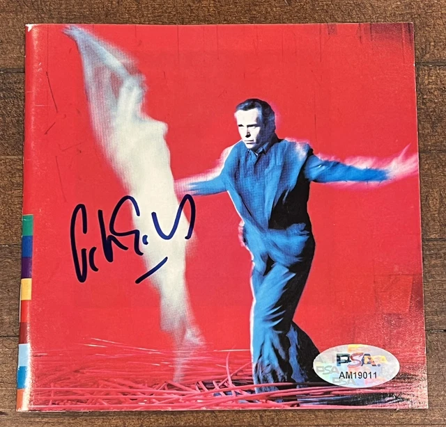 Peter Gabriel Signed Us CD Booklet PSA COA Authentic Autograph Genesis